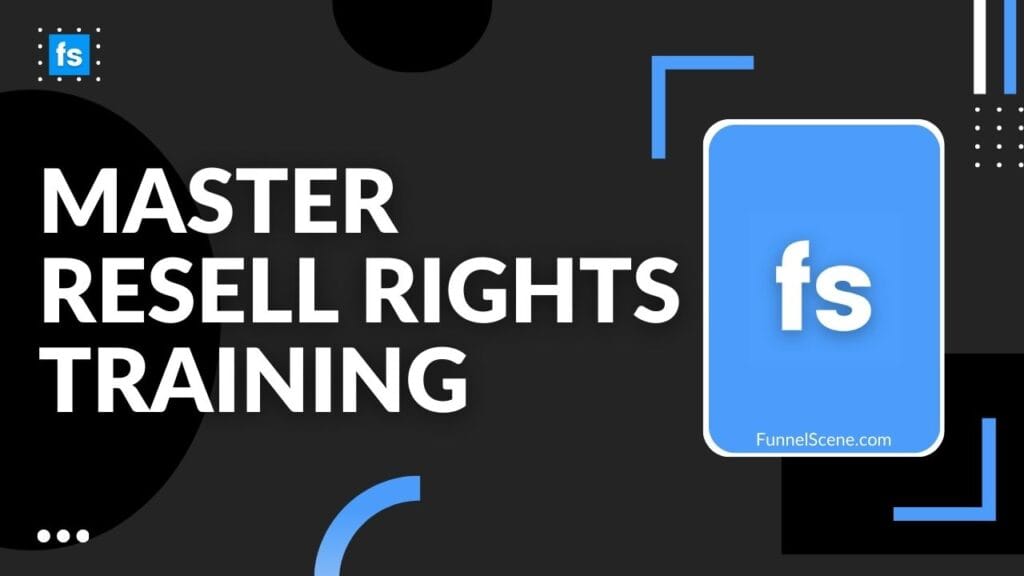 Master Resell Rights Training