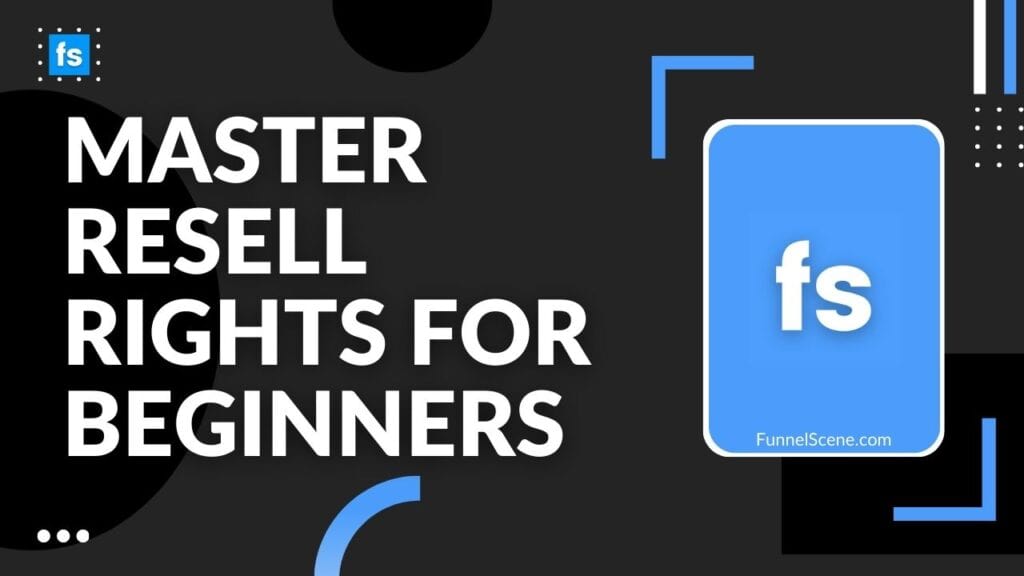 Master Resell Rights for Beginners